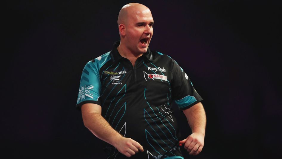 Rob Cross battled hard to beat Michael Smith