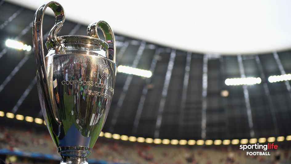 The Champions League trophy