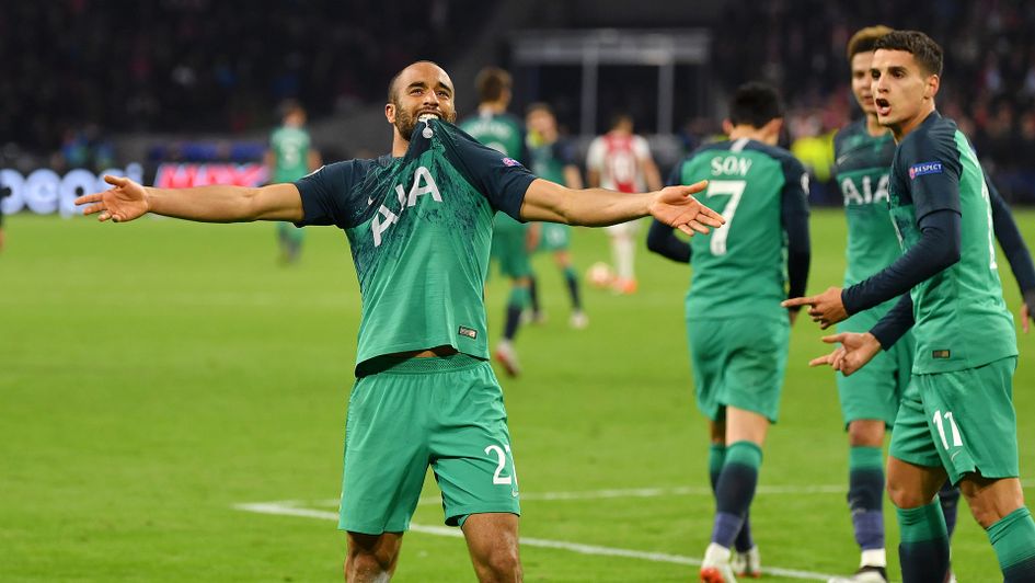 Spurs celebrate their astonishing win